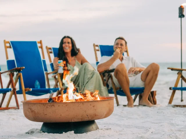 Beach Bonfires in Panama City Beach